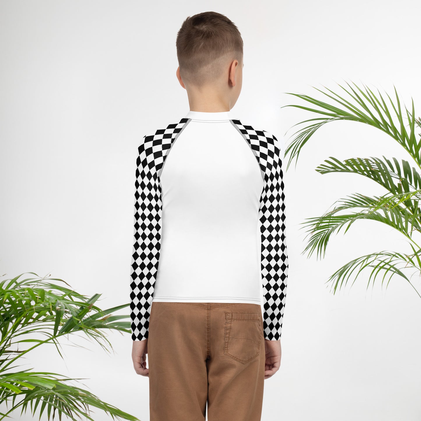 Checkered Dry Fit Youth Shirt