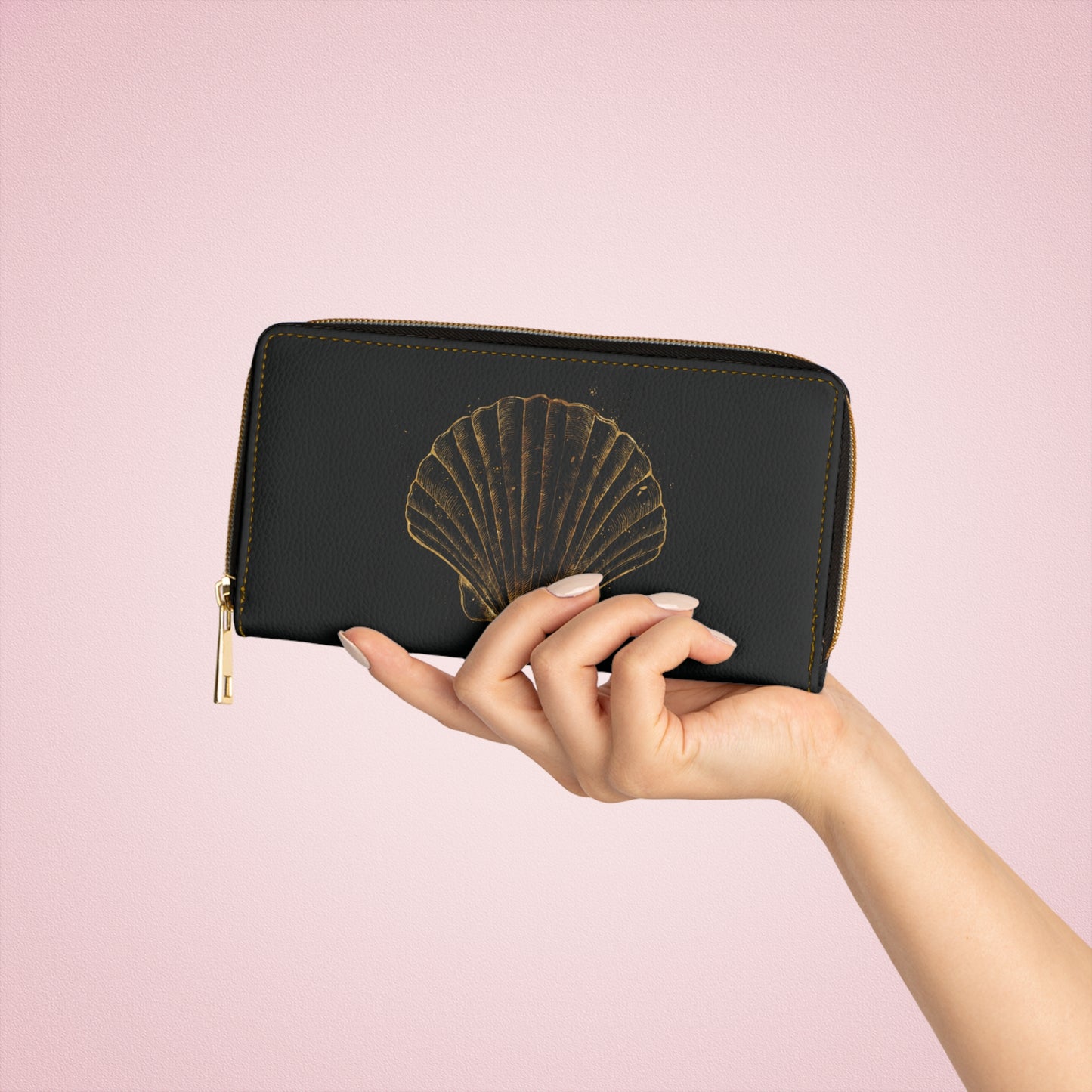 Sand Dollars Zipper Wallet