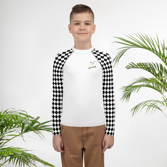 Checkered Dry Fit Youth Shirt